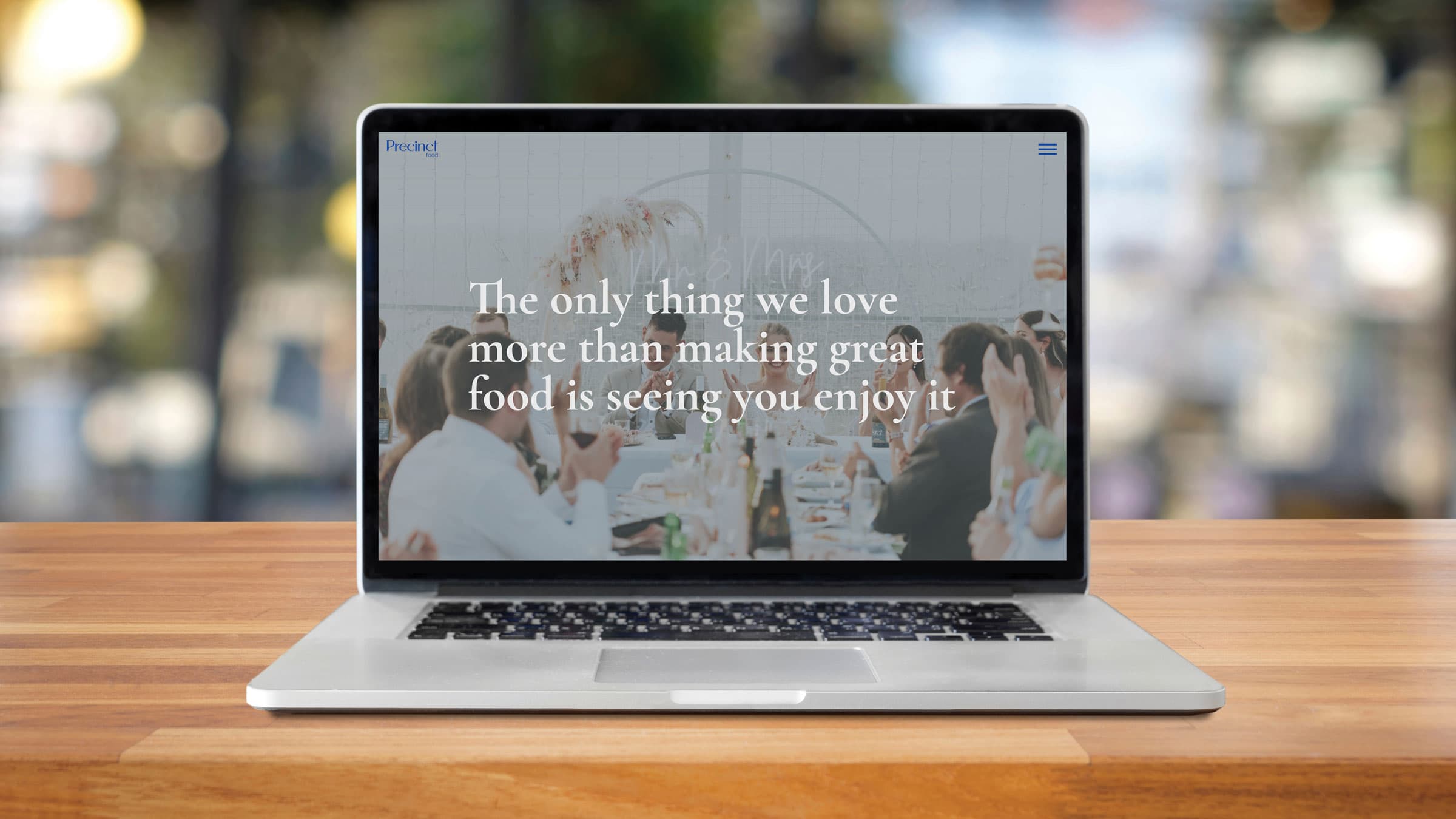 firebrand precinct catering website design