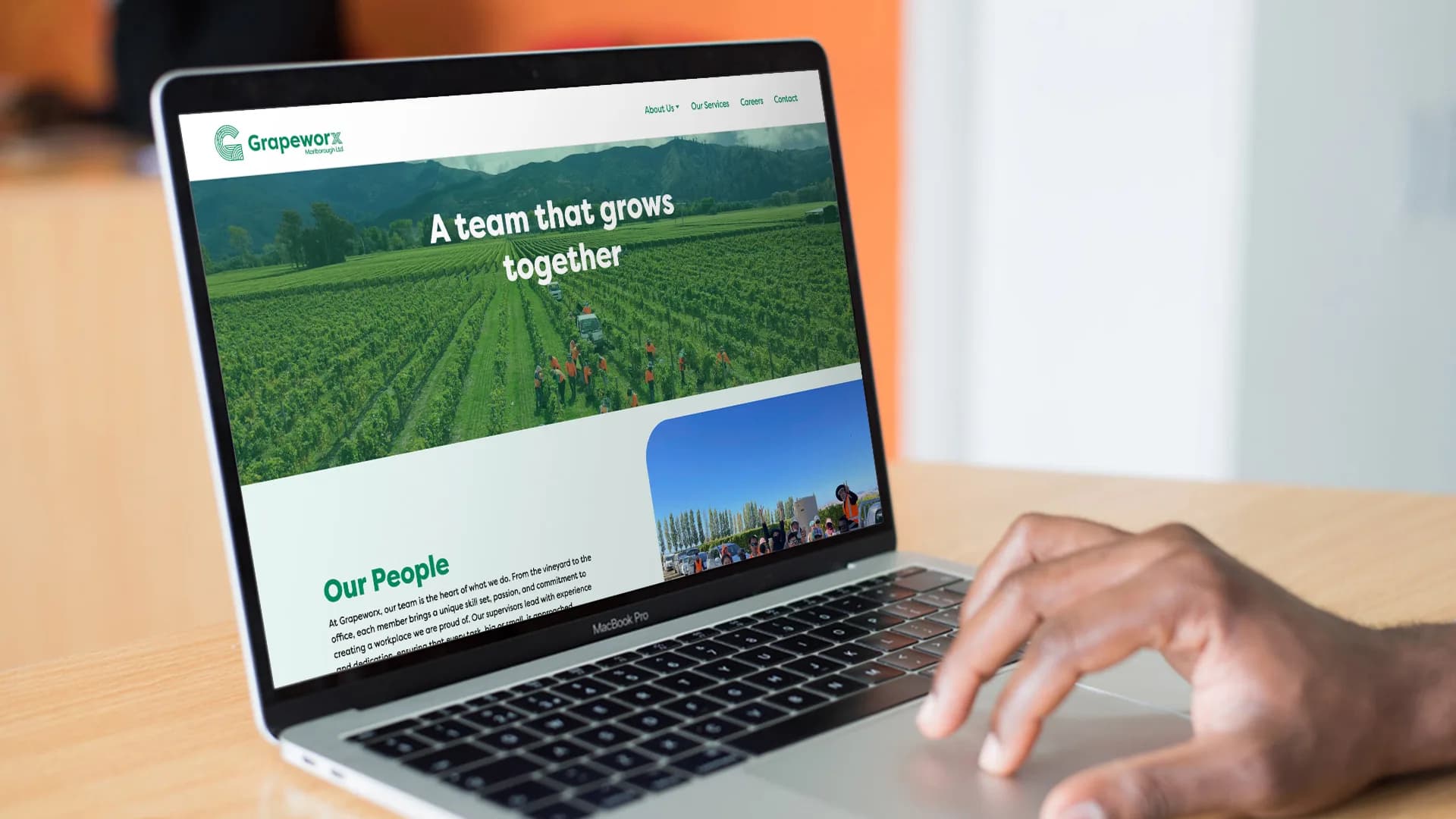 Grapeworx Web Mockup