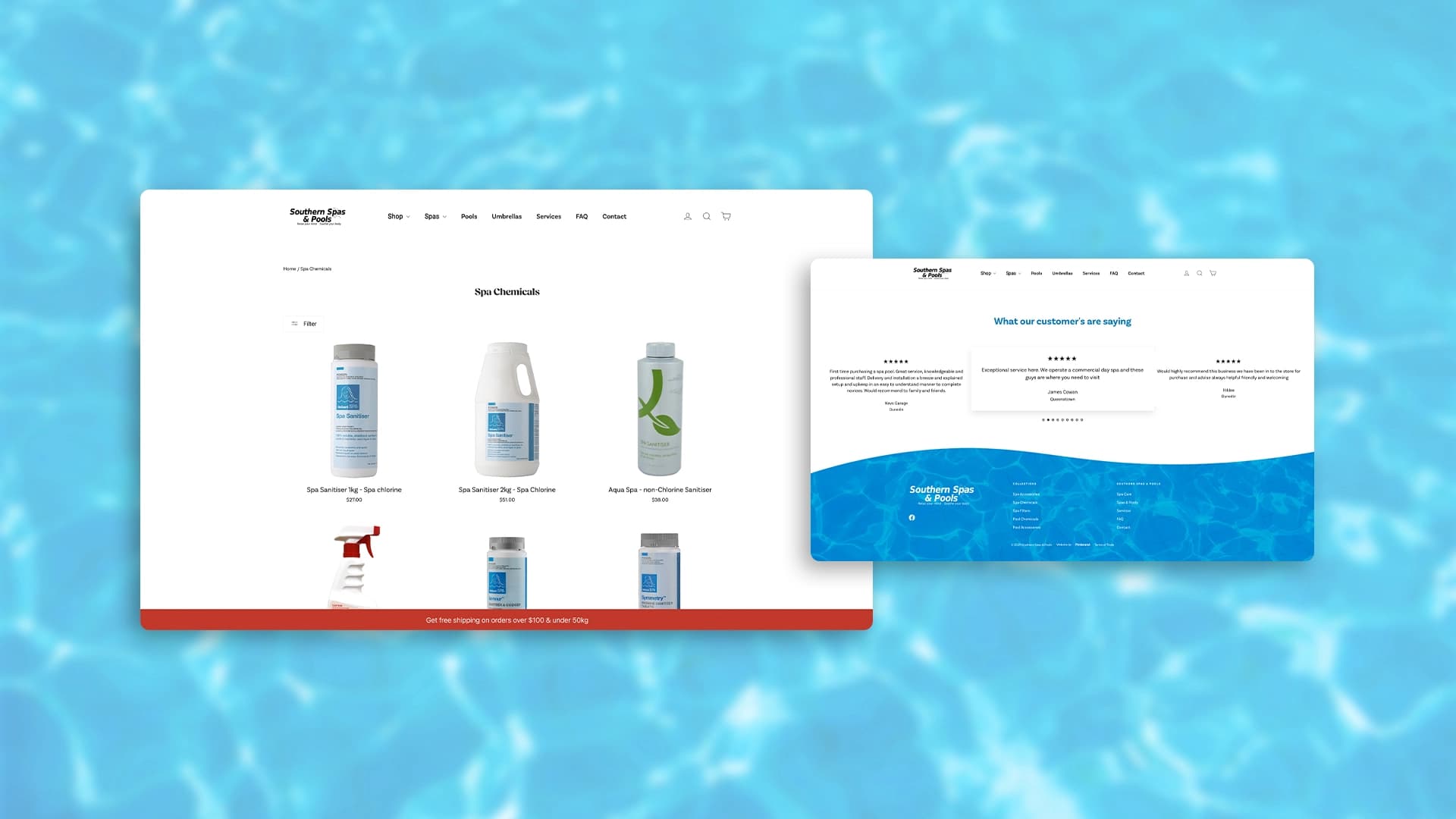 Southern Spas and Pools Web