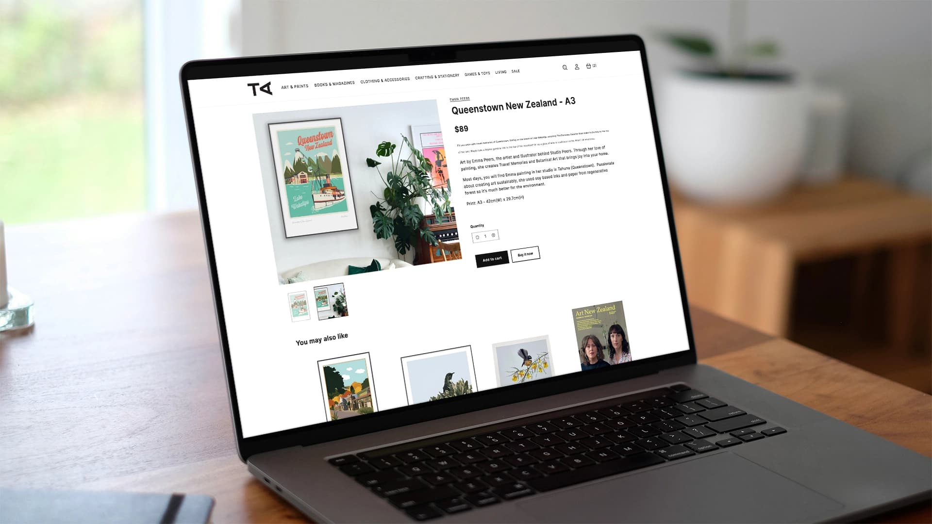 Te Atamira Web Mockup