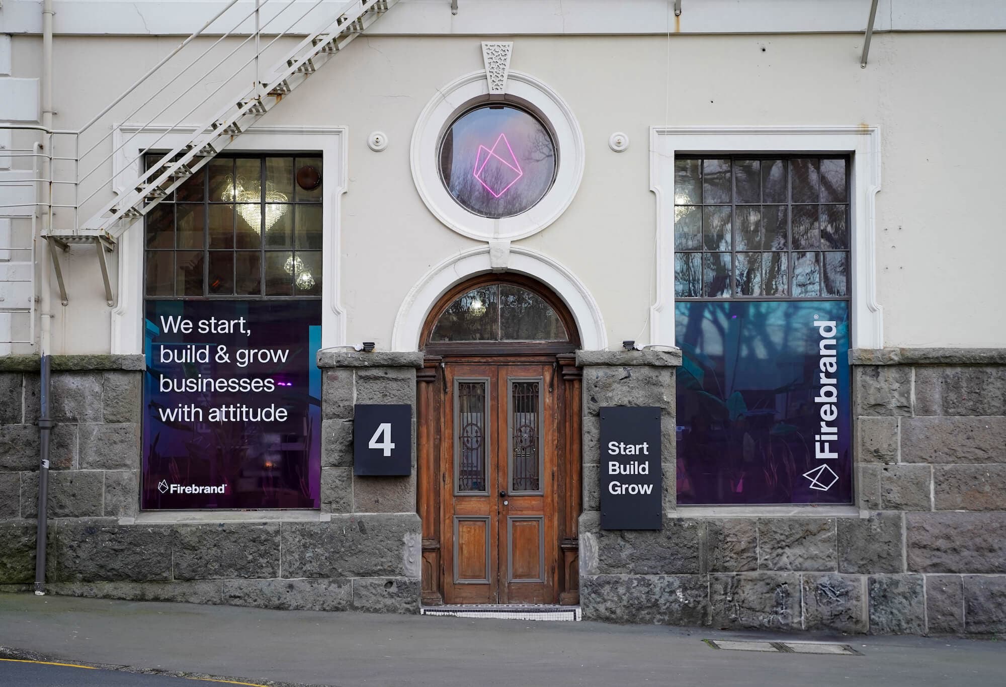 firebrand dunedin otago front building dowling street