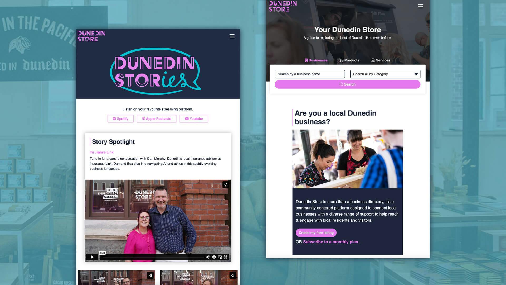 Dunedin Store website